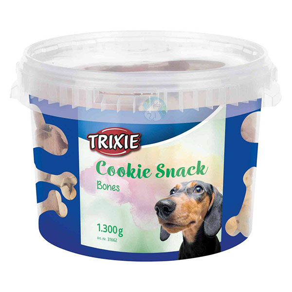 تشویقی سطلی بیسکوییتی استخوان 1300گرمی Trixie